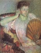 Mary Cassatt The woman taking the fan china oil painting artist